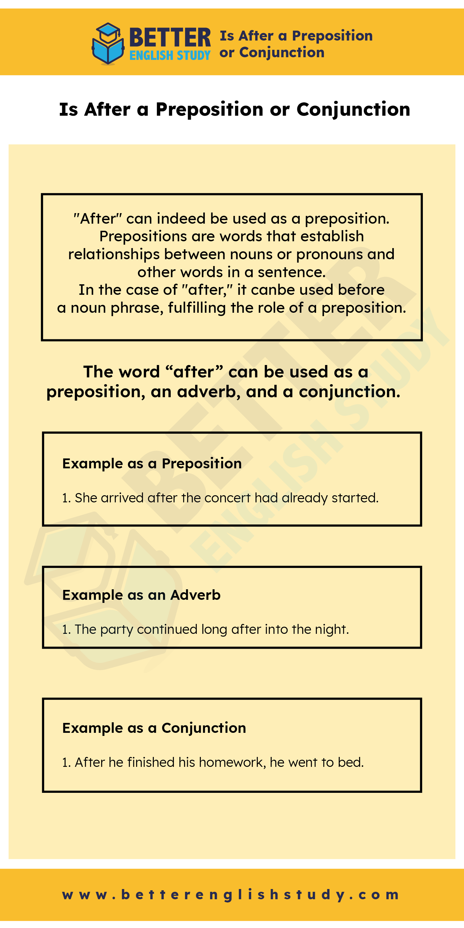 Is after a Preposition