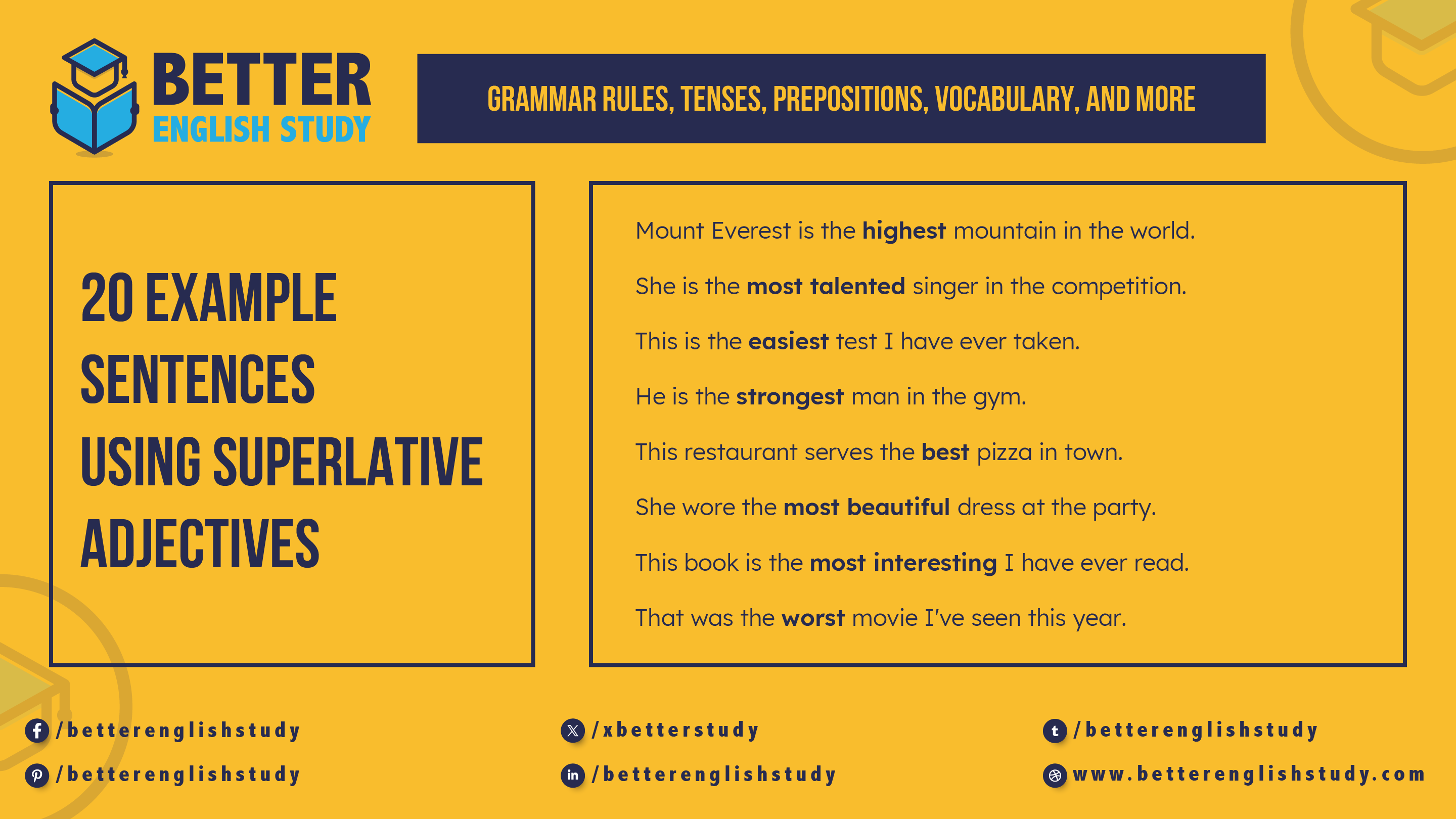 Understanding Superlative Adjectives with Examples