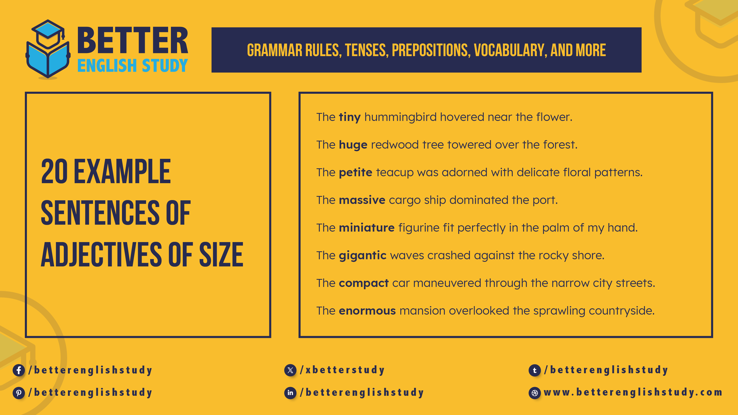 Adjectives of size featured image